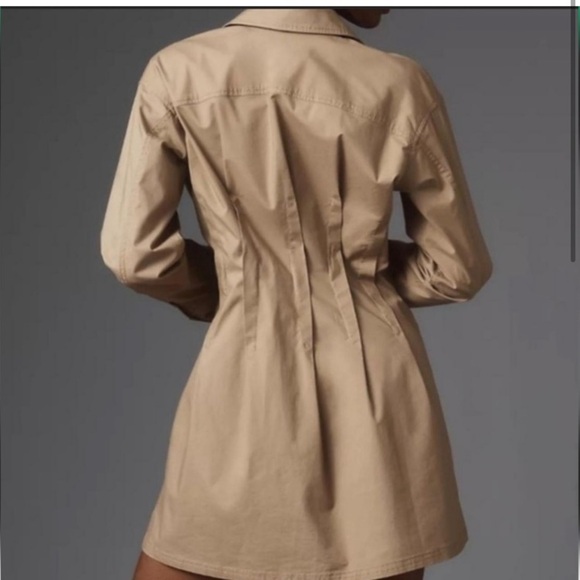 VERO MODA VMBENNO L/S DETAIL MINI PINTUCK SHIRT DRESS IN BRUSH STYLE#10259618 - Picture 4 of 16